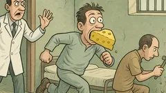 Banc: Într-un spital de boli mintale...