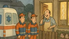 Banc: Alo, salvarea? Veniți pe la nouă!