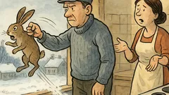 Banc: Un finlandez prinde un iepure