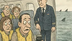 Banc: Un avion deasupra Atlanticului...