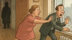 Banc: O femeie primește în casă un bărbat