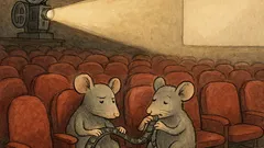 Banc: Doi șoricei la cinema ronțăie filmul